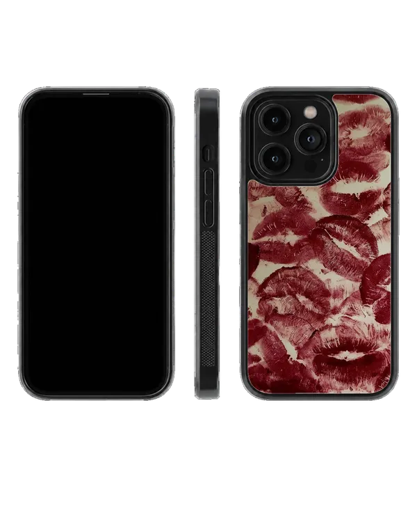 Vintage_Red_Lips_Kisses_Premium_Glass_Phone_Covr_Default_Title