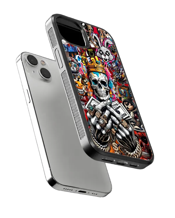 Skull_King_Streetwear_Glass_Phone_Covr_Default_Title