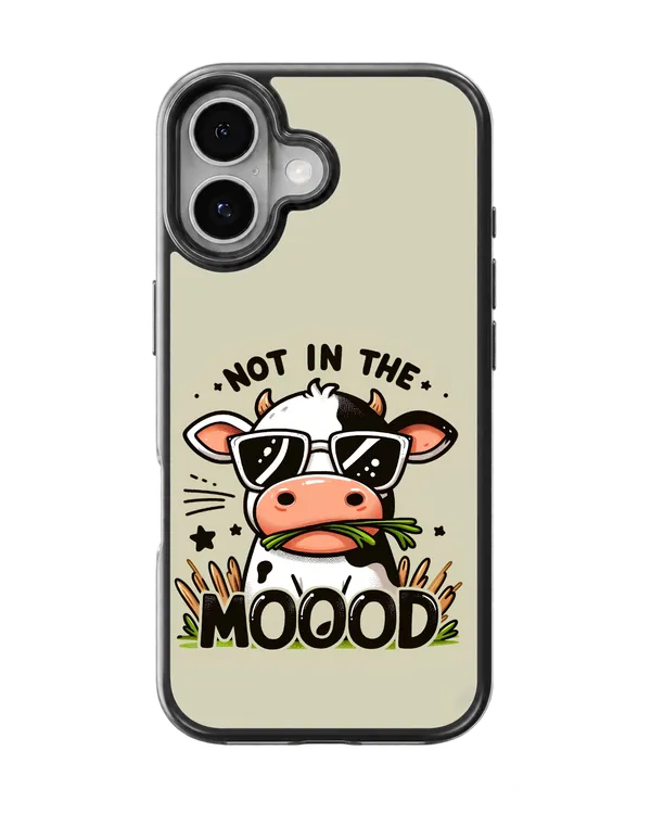 Not_In_The_Mood_Cow_Aesthetic_Glass_Phone_Covr_Default_Title