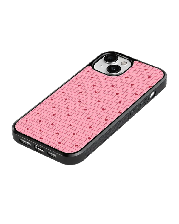 Pink_Heart_Grid_Premium_Glass_Phone_Covr_Default_Title