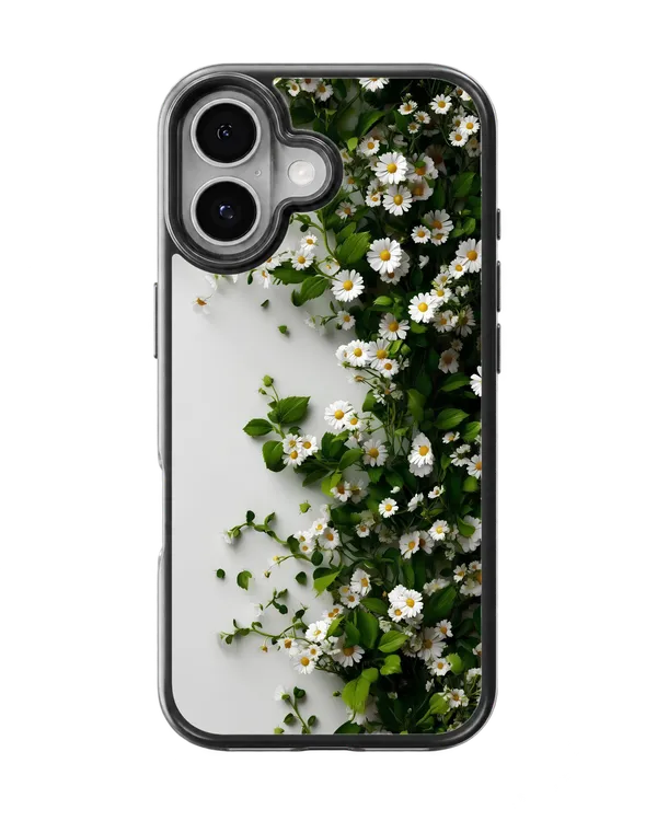 Aesthetic_White_Flower_Green_Botanical_Phone_Covr_Default_Title