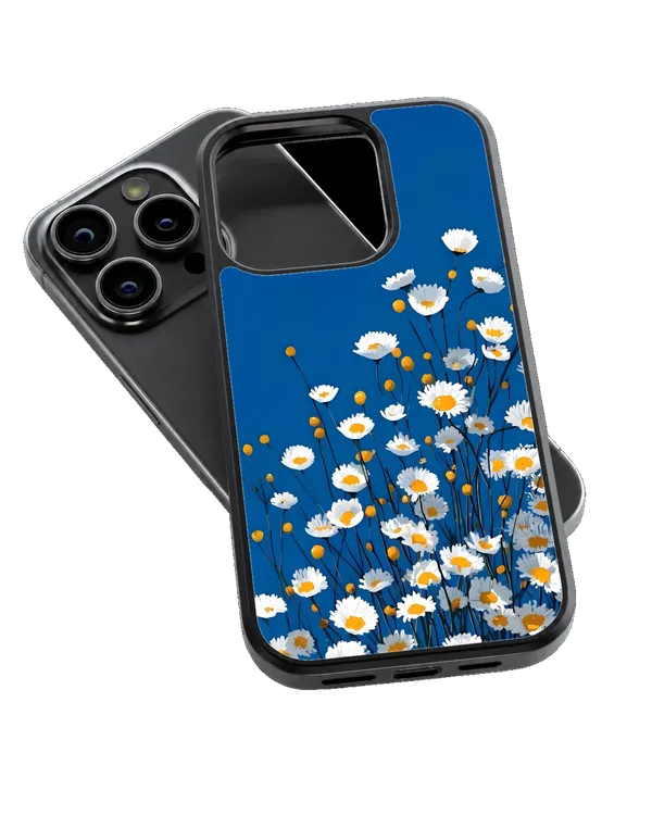 Aesthetic_White_Flower_Blue_Floral_Phone_Covr_Default_Title