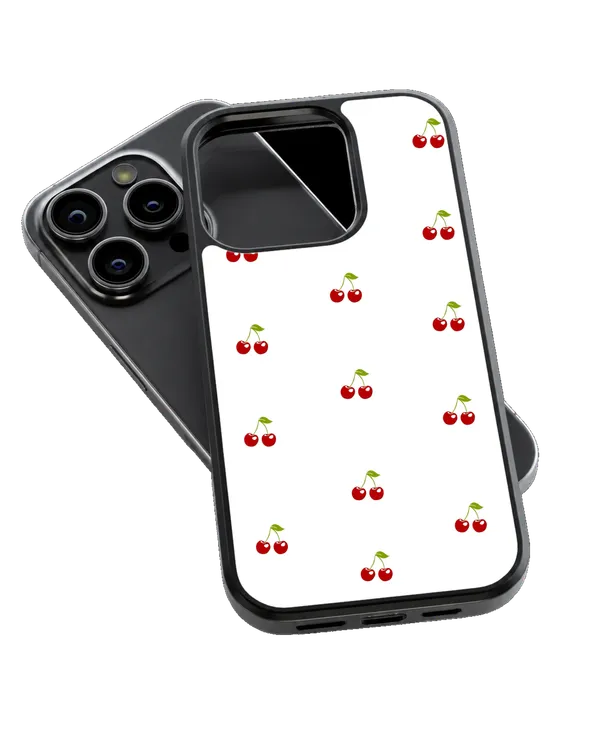 Cute_Red_Cherry_Pattern_Aesthetic_Glass_Phone_Covr_Default_Title
