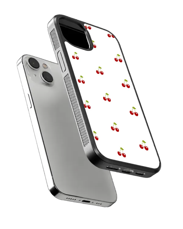 Cute_Red_Cherry_Pattern_Aesthetic_Glass_Phone_Covr_Default_Title