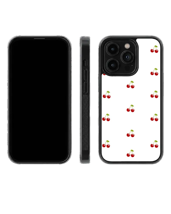 Cute_Red_Cherry_Pattern_Aesthetic_Glass_Phone_Covr_Default_Title