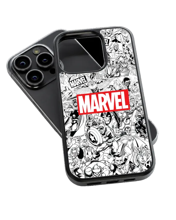Marvel_Comic_Black_White_Aesthetic_Glass_Phone_Covr_Default_Title