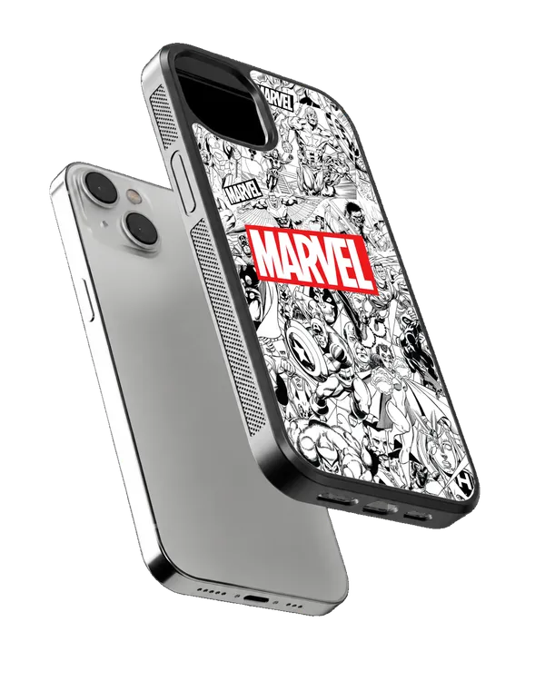 Marvel_Comic_Black_White_Aesthetic_Glass_Phone_Covr_Default_Title