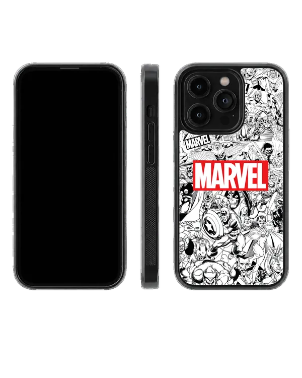 Marvel_Comic_Black_White_Aesthetic_Glass_Phone_Covr_Default_Title