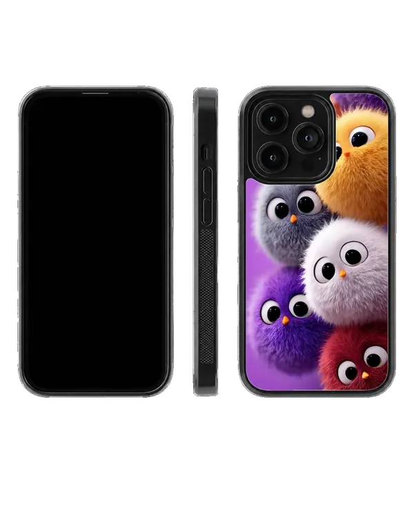 Cute_Fluffy_Bird_Premium_Glass_Phone_Covr_Default_Title