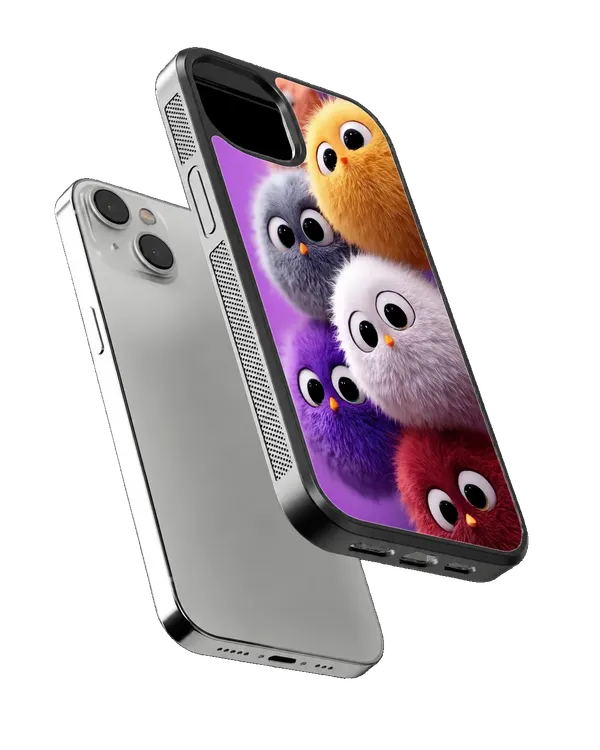 Cute_Fluffy_Bird_Premium_Glass_Phone_Covr_Default_Title