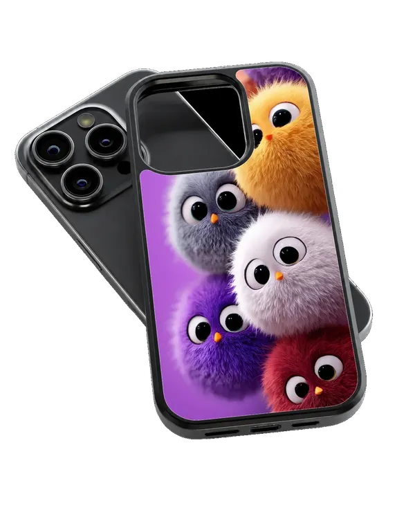Cute_Fluffy_Bird_Premium_Glass_Phone_Covr_Default_Title