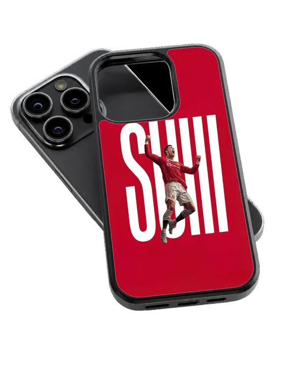 Cristiano_Ronaldo_Siuu_Manchester_United_Football_Premium_Glass_Covr_Default_Title