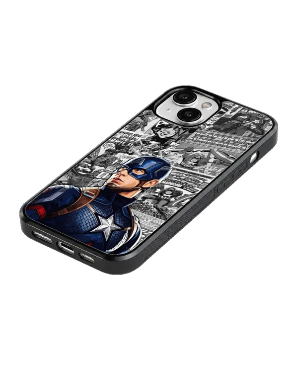 Captain_America_Vintage_Comic_Collage_Premium_Glass_Covr_Default_Title