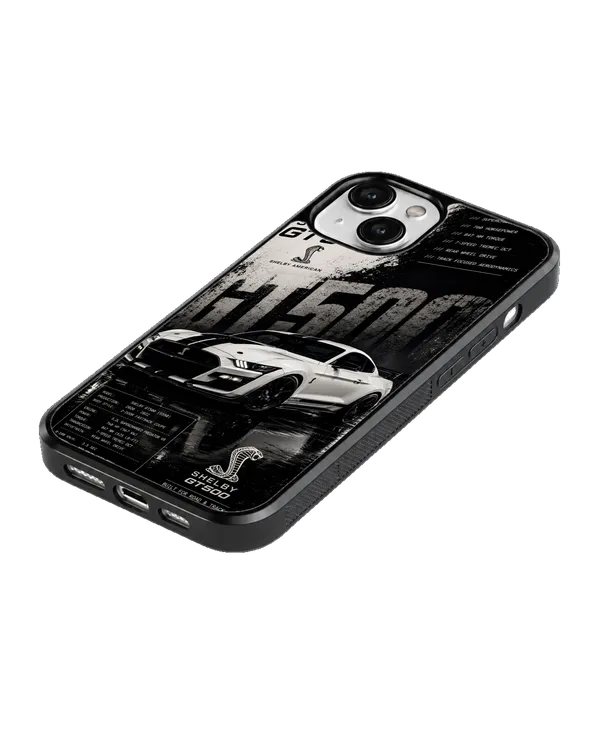 Shelby_Gt500_Mustang_Black_White_Muscle_Car_Premium_Glass_Phone_Covr_Default_Title