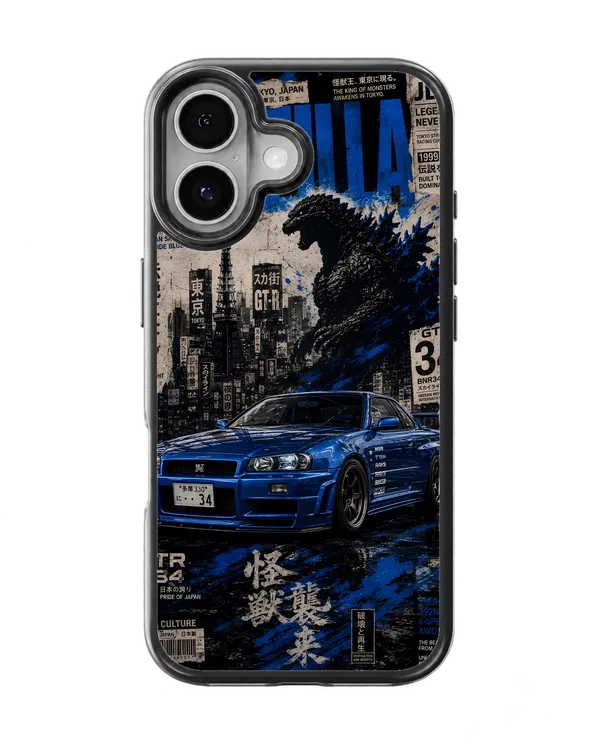 Blue_Nissan_Gtr_R34_Godzilla_Japanese_Street_Racing_Premium_Glass_Covr_Default_Title