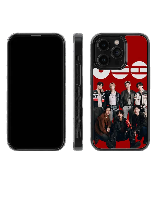 Bts_Red_Logo_Group_Photo_K_Pop_Aesthetic_Premium_Glass_Covr_Default_Title