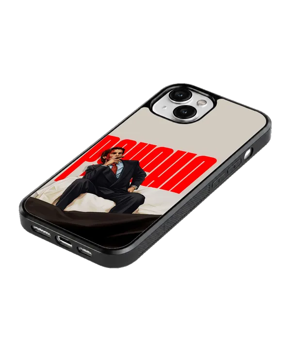 American_Psycho_Patrick_Bateman_Red_Poster_Aesthetic_Premium_Glass_Covr_Default_Title