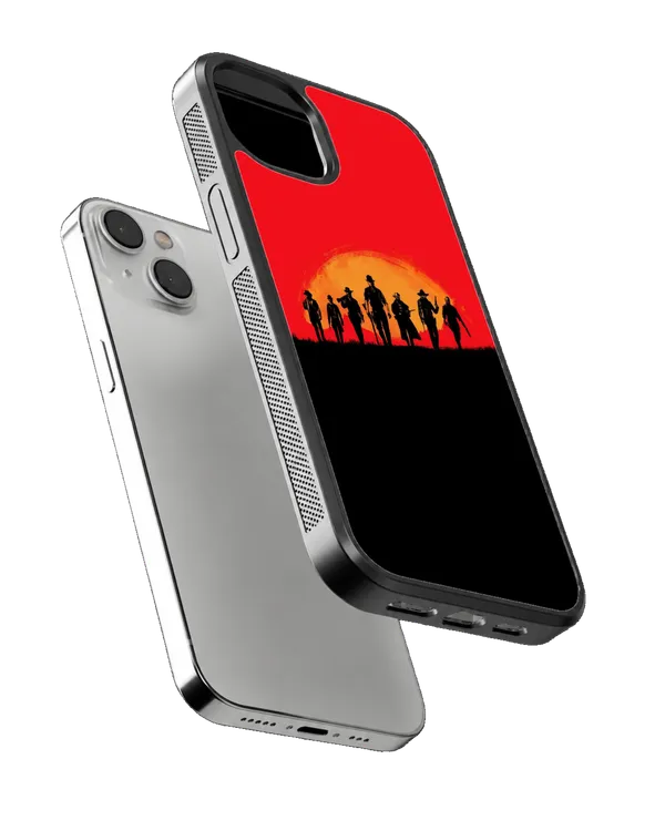 Red_Dead_Redemption_2_Van_Der_Linde_Gang_Sunset_Western_Premium_Glass_Covr_Default_Title