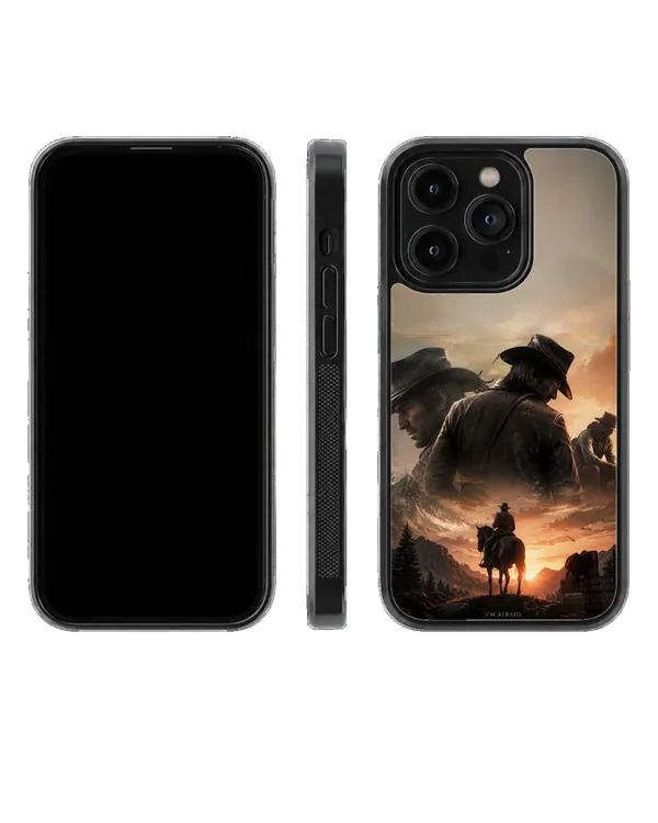 Rdr2_Arthur_Morgan_Western_Cowboy_Sunset_Premium_Glass_Covr_Default_Title
