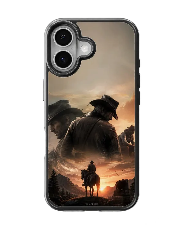 Rdr2_Arthur_Morgan_Western_Cowboy_Sunset_Premium_Glass_Covr_Default_Title