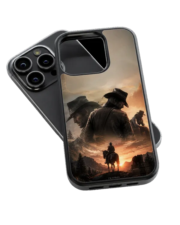 Rdr2_Arthur_Morgan_Western_Cowboy_Sunset_Premium_Glass_Covr_Default_Title