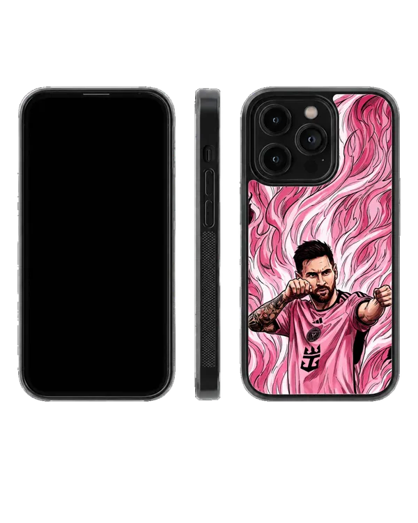 Lionel_Messi_Inter_Miami_Pink_Jersey_Football_Anime_Art_Premium_Glass_Covr_Default_Title