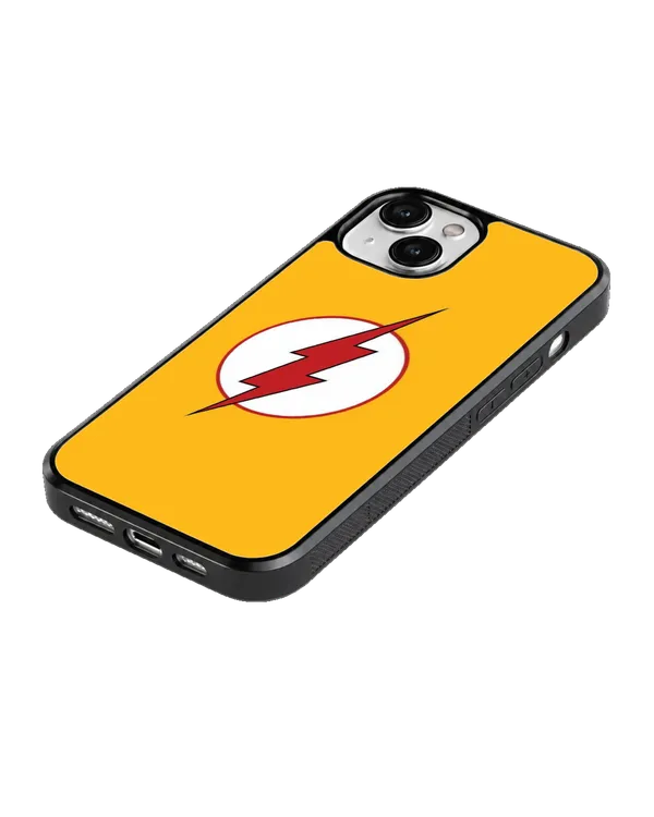 The_Reverse_Flash_Lightning_Bolt_Yellow_Minimalist_Superhero_Premium_Glass_Covr_Default_Title
