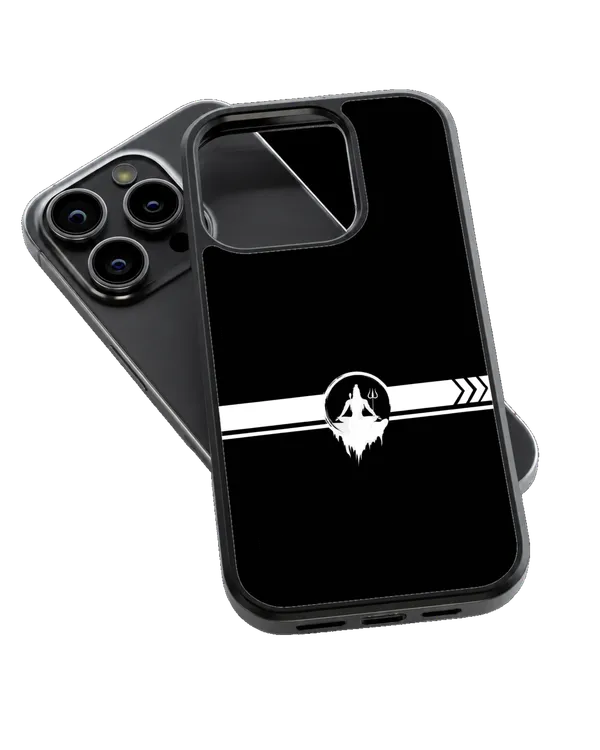 Mahadev_Shiva_Meditation_Minimalist_Black_White_Spiritual_Premium_Glass_Covr_Default_Title