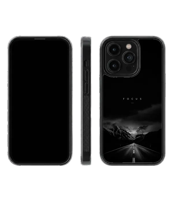 Focus_Mountain_Road_Black_White_Minimalist_Motivation_Premium_Glass_Covr_Default_Title