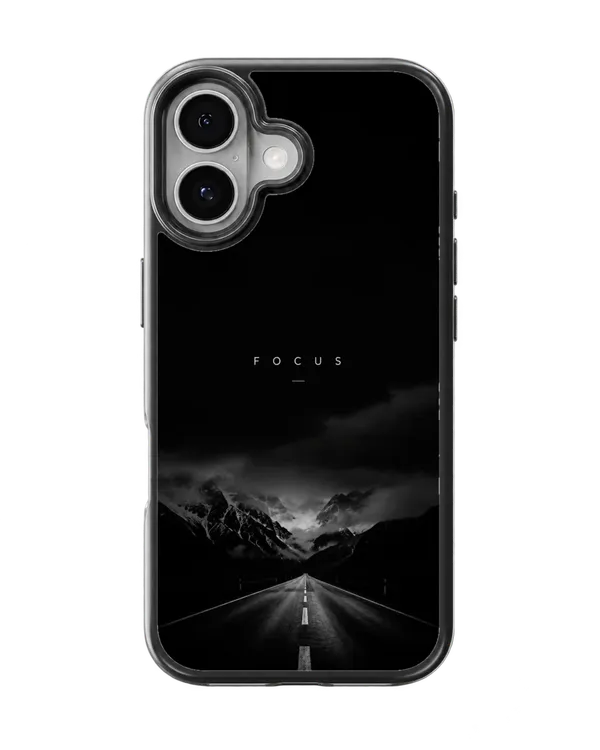 Focus_Mountain_Road_Black_White_Minimalist_Motivation_Premium_Glass_Covr_Default_Title