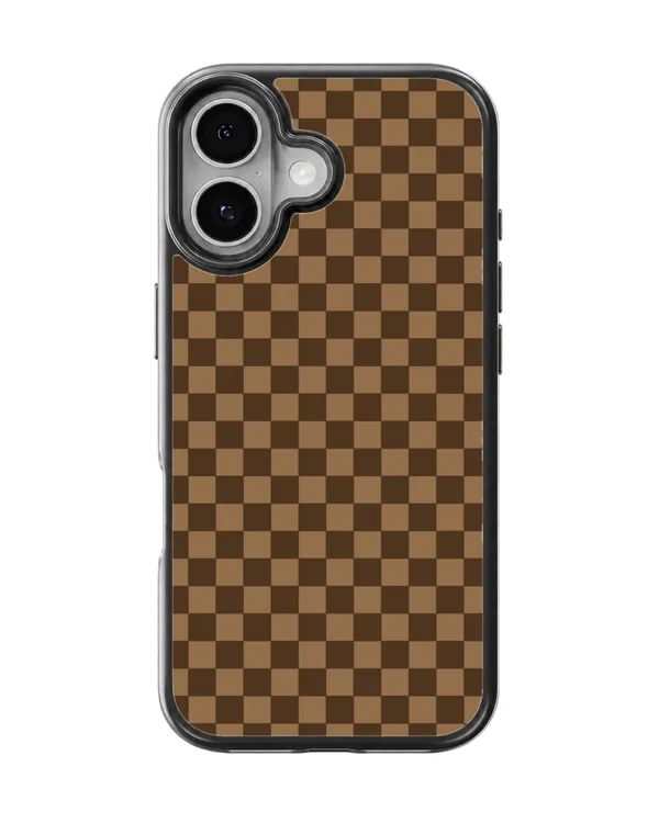 Brown_Checkerboard_Aesthetic_Retro_Minimalist_Premium_Glass_Covr_Default_Title