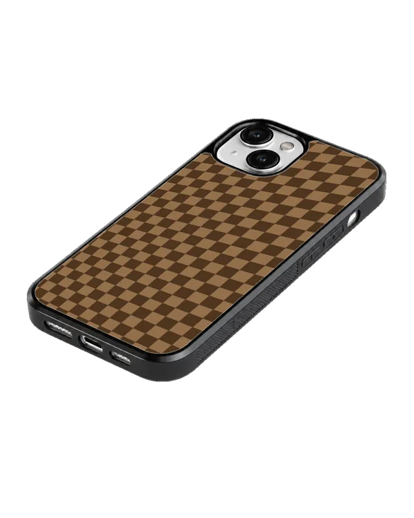 Brown_Checkerboard_Aesthetic_Retro_Minimalist_Premium_Glass_Covr_Default_Title