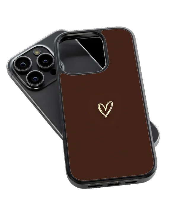 Minimal_Brown_Heart_Doodle_Aesthetic_Cute_Premium_Glass_Covr_Default_Title