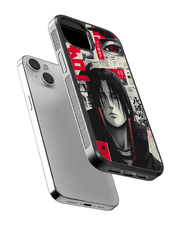 Itachi_Uchiha_Red_Eye_Anime_Manga_Collage_Premium_Glass_Covr_Default_Title