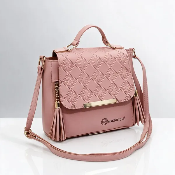 Pink_Pu_Embossed_Sling_Bag_For_Women