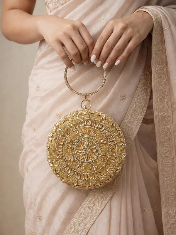 Gold_Pu_Embellished_Party_Clutch_For_Women