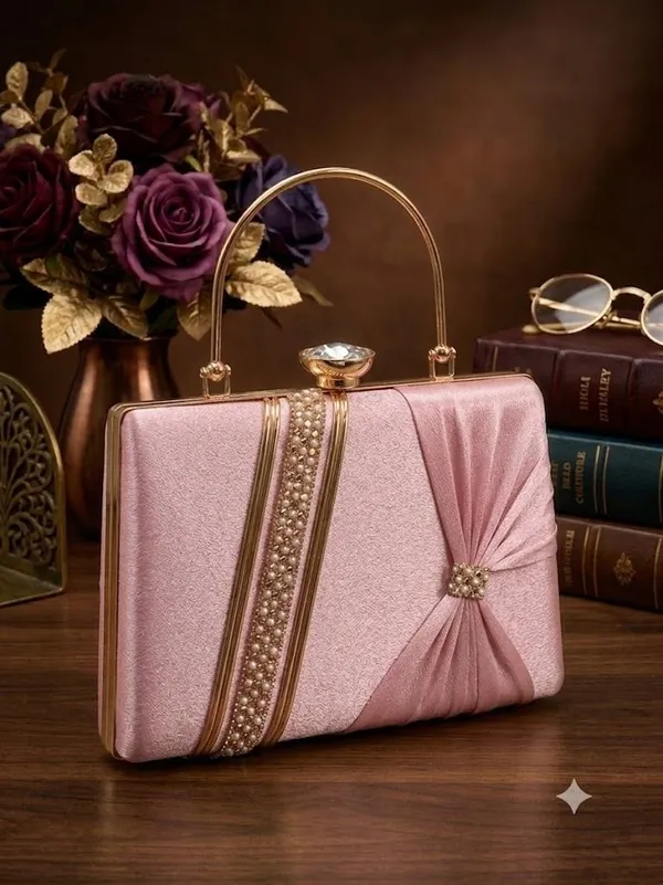 Pink_Pu_Embellished_Party_Clutch_For_Women