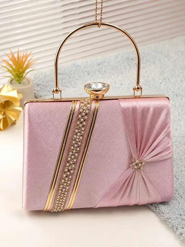 Pink_Pu_Embellished_Party_Clutch_For_Women