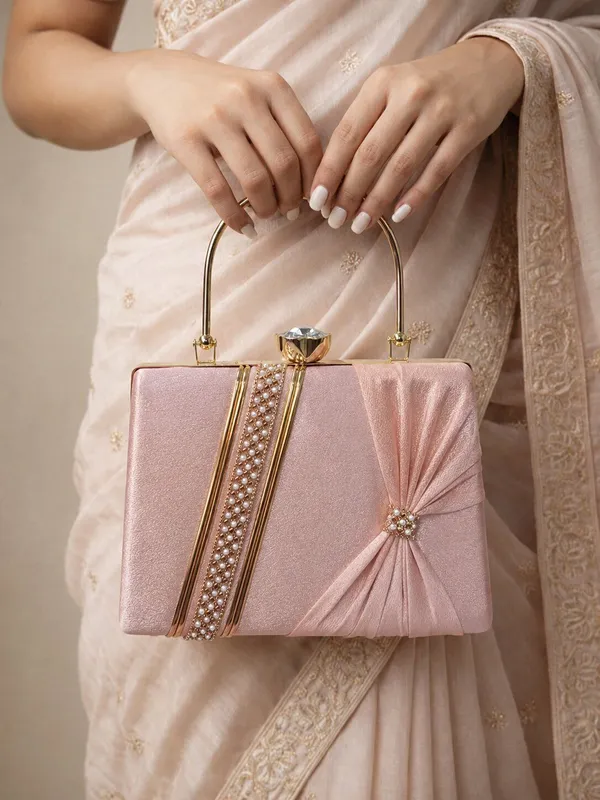 Pink_Pu_Embellished_Party_Clutch_For_Women