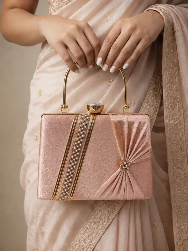 Peach_Pu_Embellished_Party_Clutch_For_Women