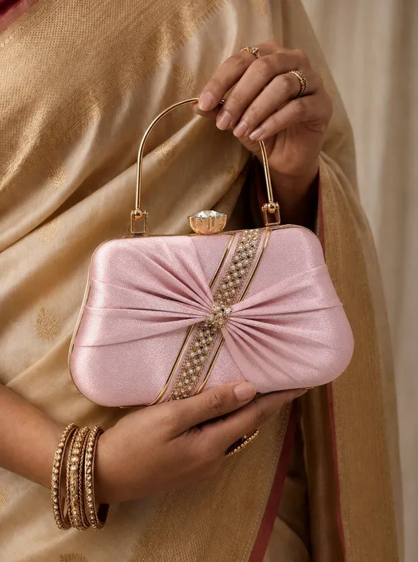 Pink_Pu_Embellished_Party_Clutch_For_Women