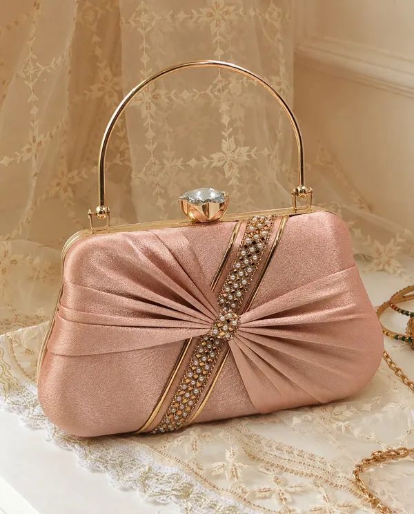 Peach_Pu_Embellished_Party_Clutch_For_Women