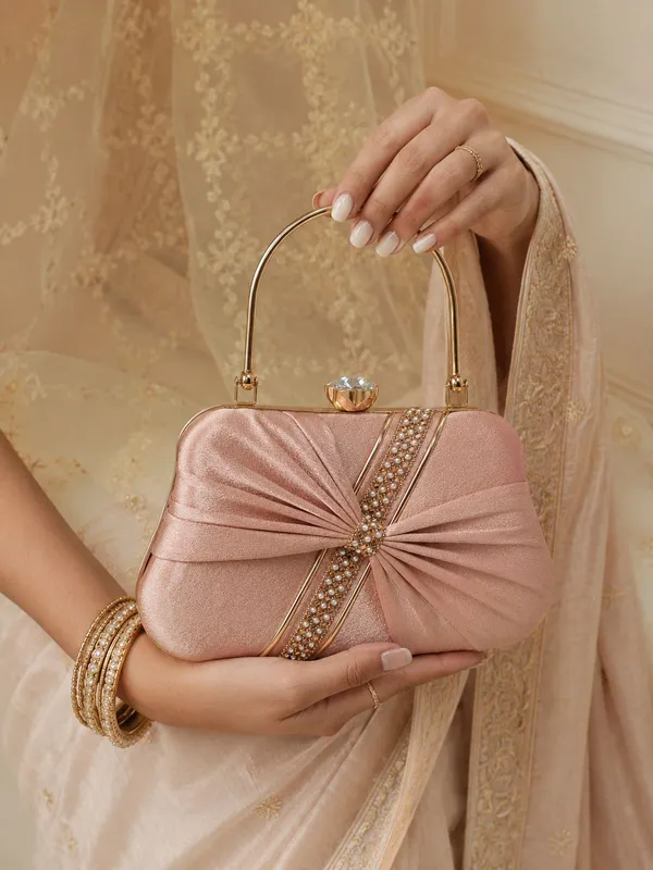 Peach_Pu_Embellished_Party_Clutch_For_Women