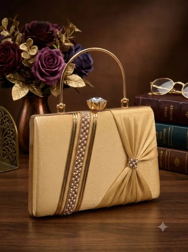 Gold_Pu_Embellished_Party_Clutch_For_Women