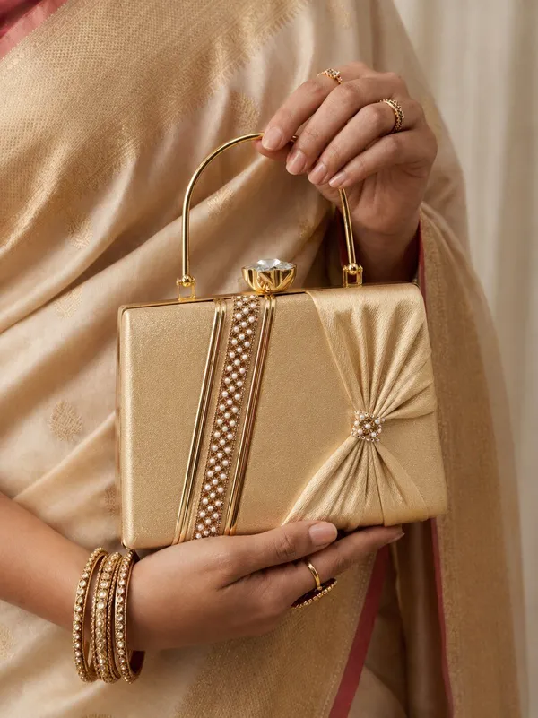 Gold_Pu_Embellished_Party_Clutch_For_Women