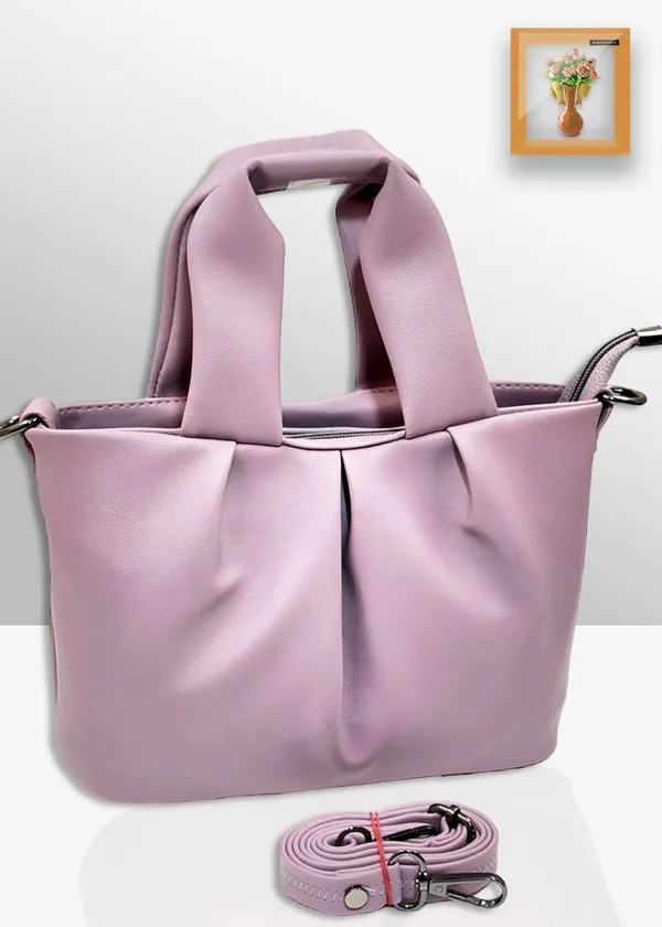 Purple_Pu_Solid_Casual_Zip_Sling_Bag_For_Women