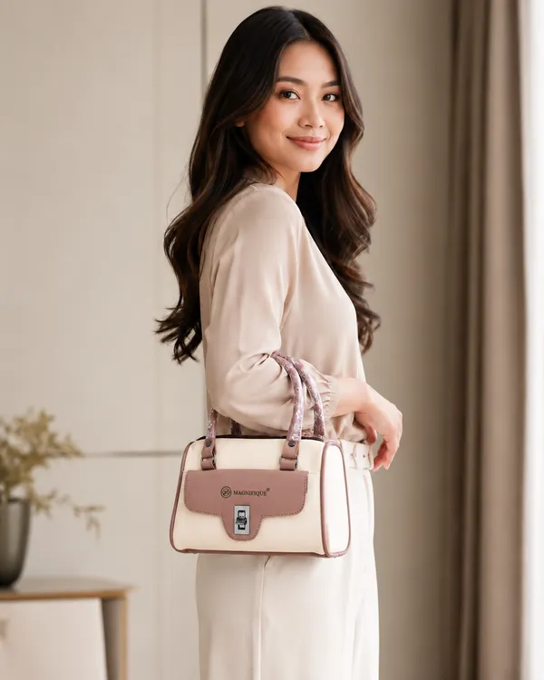 Clear_Pu_Duffle_Style_Sling_Bag_For_Women