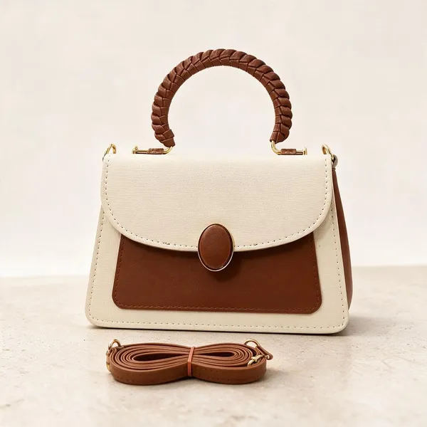 Tan_Pu_Quilted_Box_Sling_Bag_For_Women