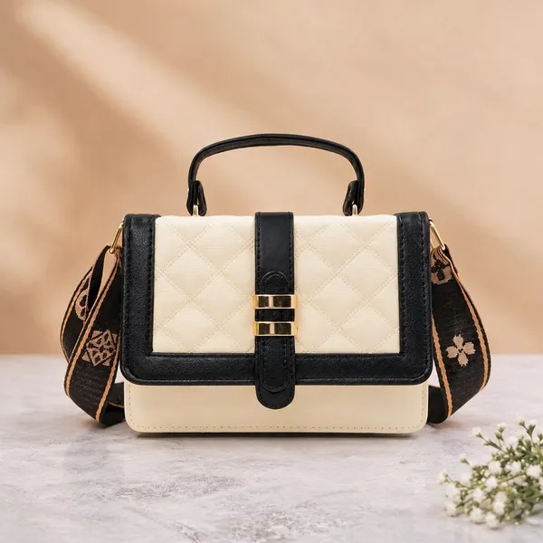Black_Pu_Solid_Korean_Sling_Bag_For_Women