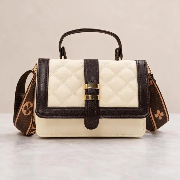 Brown_Pu_Solid_Korean_Sling_Bag_For_Women